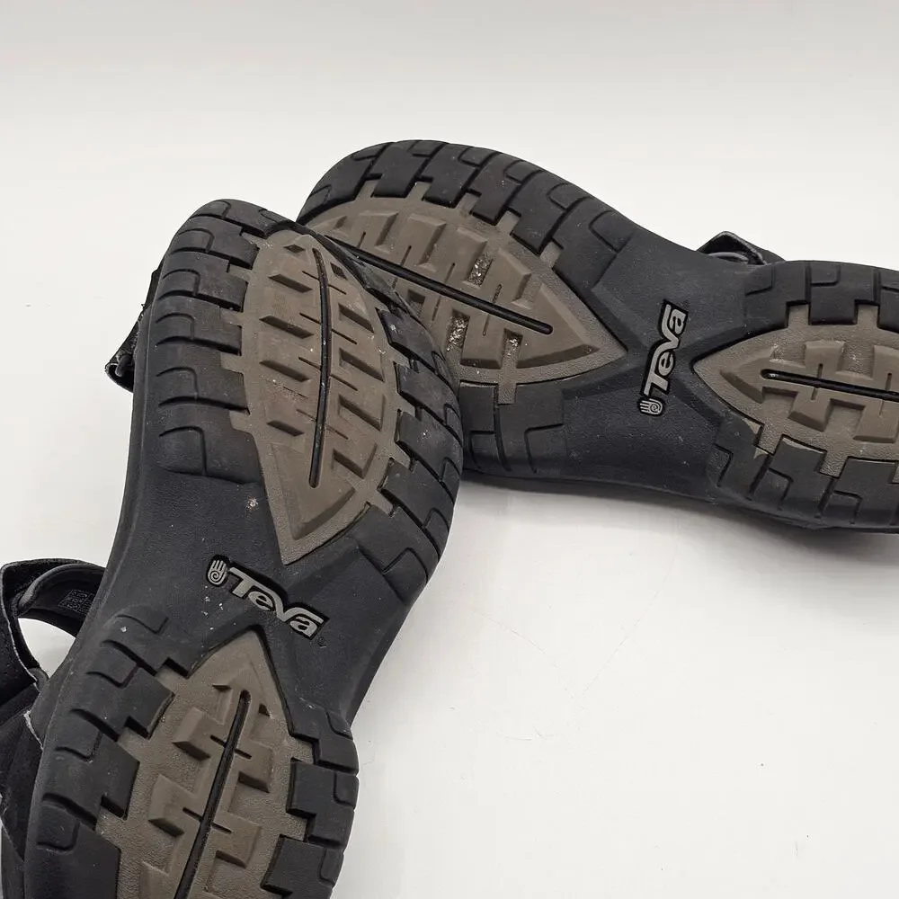 Teva Mens Minam Sandals Size 11 Black 4289 Gorpcore Athleisure Hiking Shoe